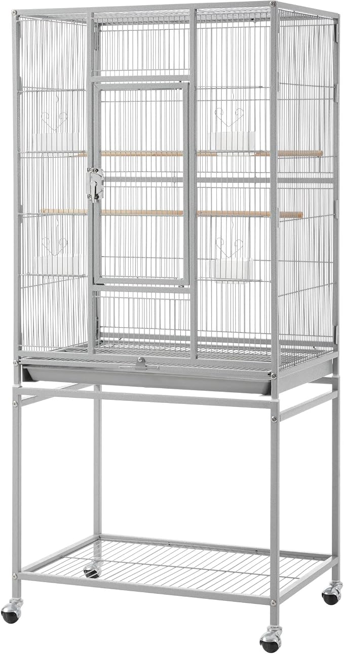 Topeakmart 53.5inch Height Large Bird Cage Extral Space Parrot Cage by Topeakmart