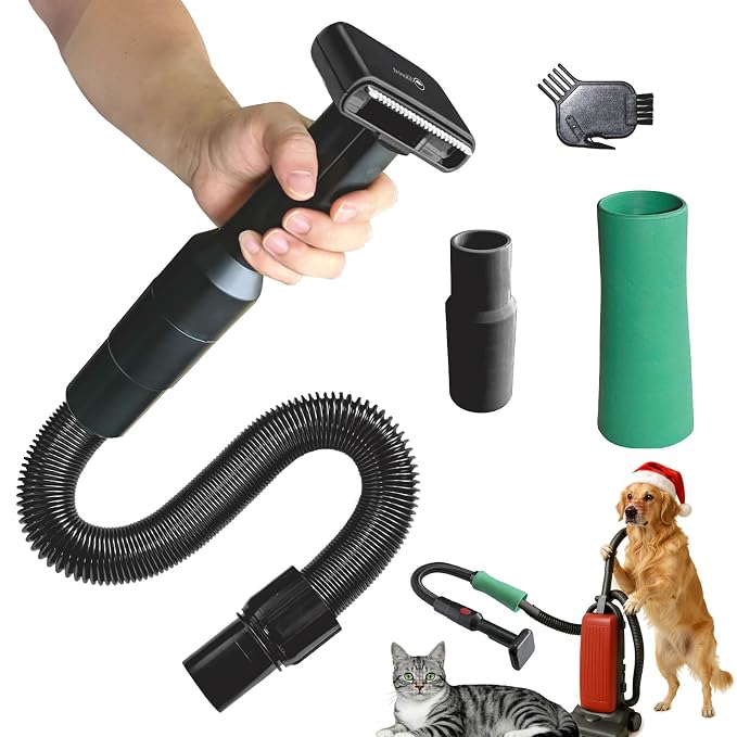 Pet Vacuum Grooming Brush Hair Comb Shedding Deshedding Attachment Tool by GforestPetVacuumSupply