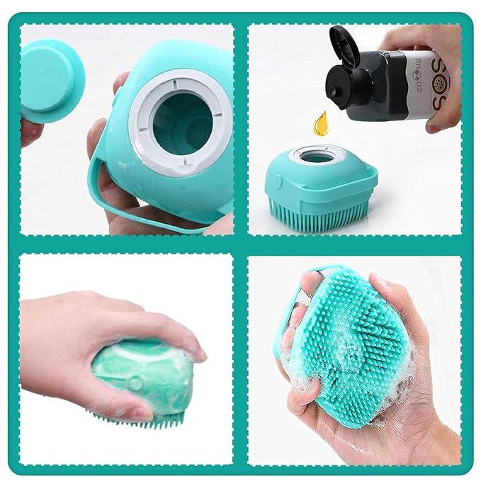 ELEGX Pet Grooming Bath Massage Brush - Image 3