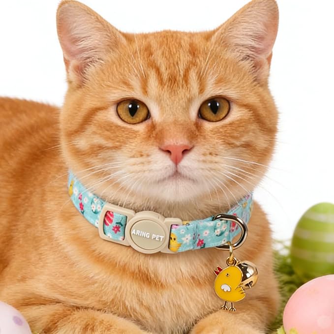 ARING PET 2 Pack Easter Dog Cat Collars, Cute Breakaway Kitten Small Easter Egg - Image 5