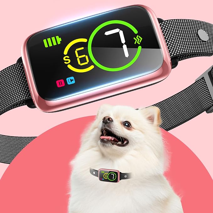 1S Stop Barking Smart Dog Bark Collar, Humane Anti Barking Device by NQQHNN