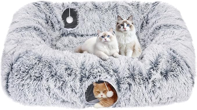 Extra Large Cat Tunnel Bed, 4 Ways Tunnels by Unknown