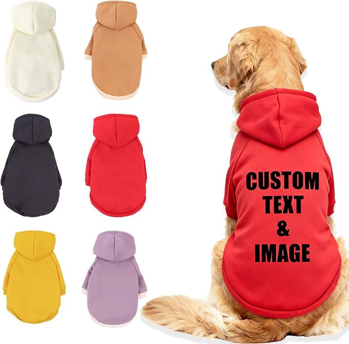 Custom Dog Hoodie, Personalized Sweatshirt by Unknown
