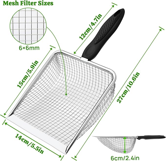 Widened Metal Cat Litter Scoop, Cat Scooper - Image 2