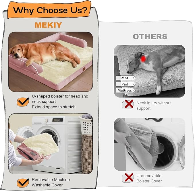 Dog Bed Medium Size Dog-Orthopedic Waterproof Bed - Image 4