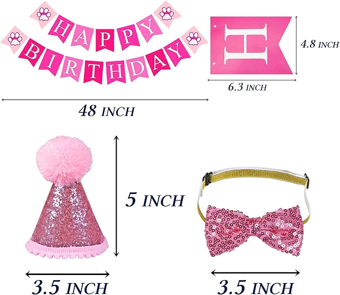 STMK Cat Birthday Decorations, Cat Birthday Hat - Image 4
