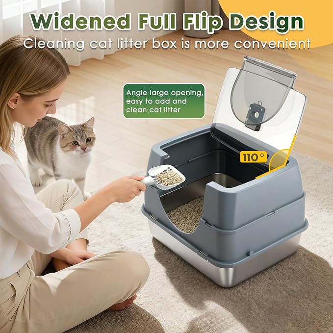 Stainless Steel Litter Box - Image 4