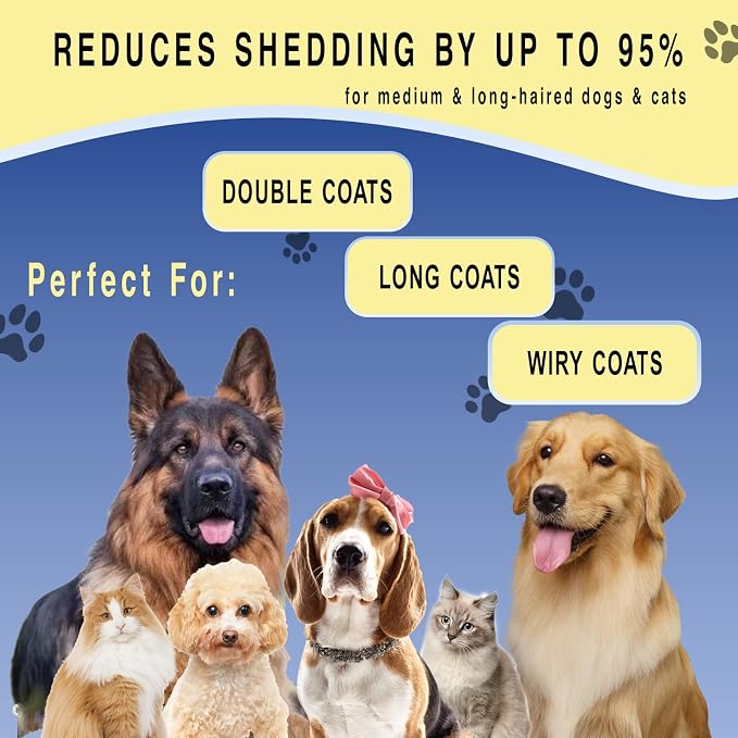 Pet Grooming Rake for Dogs & Cats - Image 3