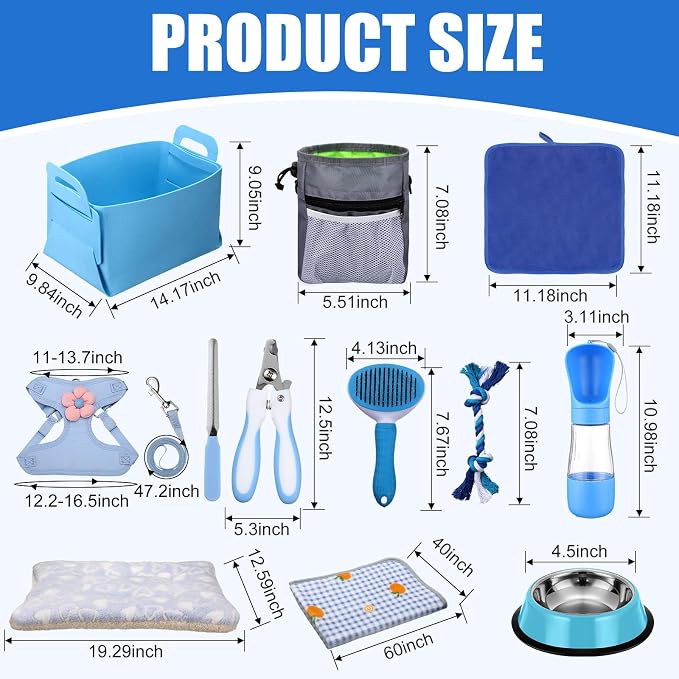 Abbylike 50 Pcs Puppy Supplies Starter Kit - Image 2