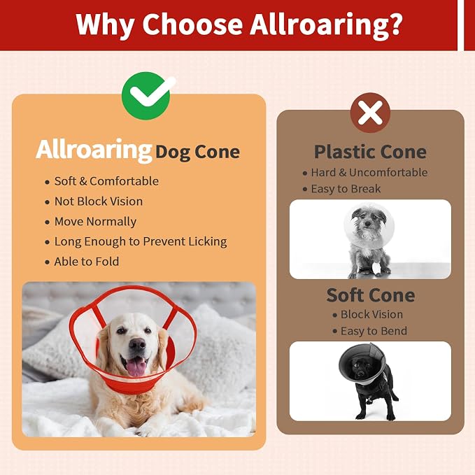 Allroaring Dog Cone, Soft Dog Cones - Image 7