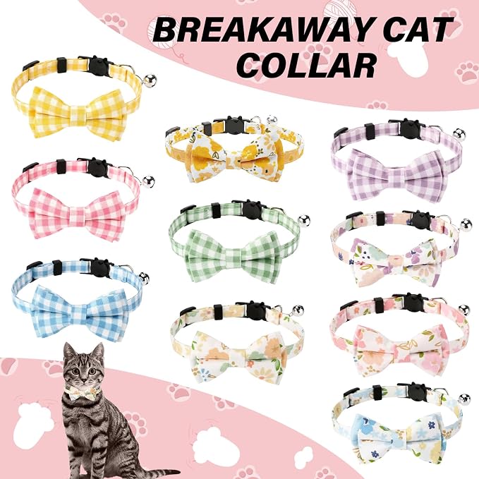 10 Pcs Spring Cat Collar Breakaway - Image 5