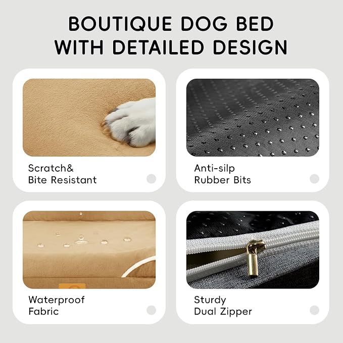 Homemate Dog Beds Large Sized Dog: 36x27 inch Orthopedic Large Dogs Bed XL - Image 6