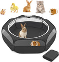 Amakunft 2-in-1 Small Animal Playpen with Pad Mat - GlobalHabitat Supply