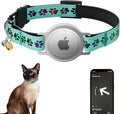 AirTag Cat Collar, Breakaway Cat Tracker Collar, Airtag Holder Compatible by Unknown