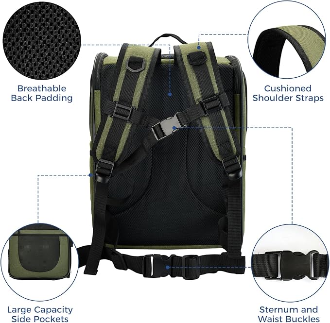 Apollo Walker Dog & Cat Carrier Backpack - Image 7