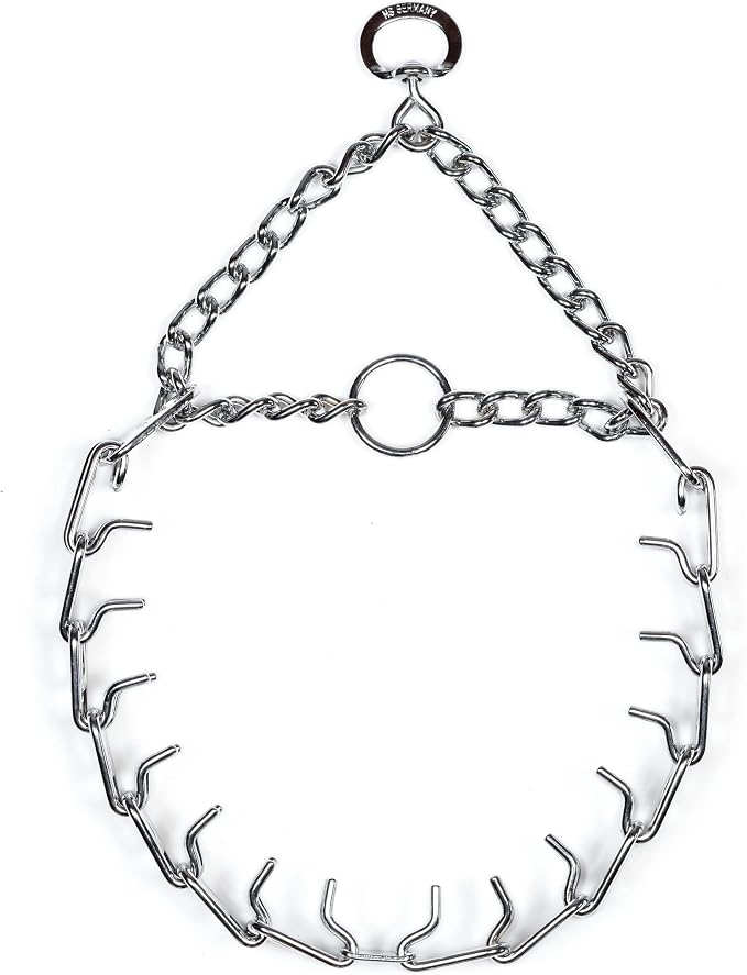 Herm Sprenger Prong Dog Training Collar Ultra-Plus Chrome Plated Steel No Pull by HERMSPRENGER