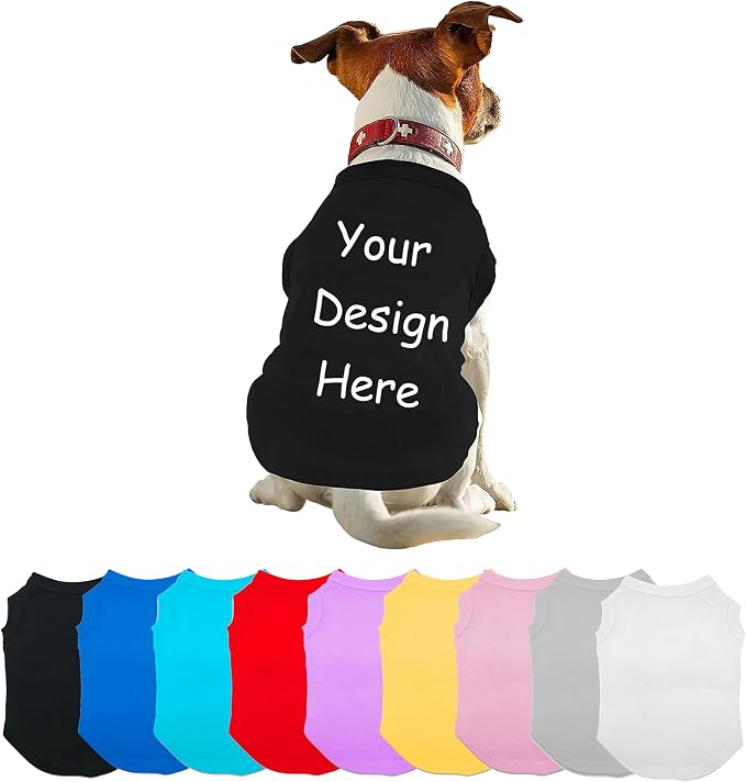 Custom Dog Shirt, Customized Summer Breathable Pullover Pet Outfit Personalized by Unknown