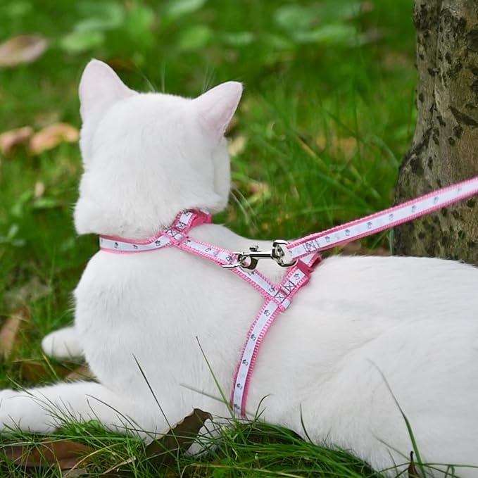 KOOLTAIL Cat Harness and Leash Set, Escape Proof Adjustable Kitten Harness - Image 7