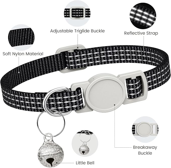 5 Pack Reflective-Breakaway Cat Collars - Image 3