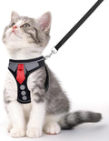 Cat Harness and Leash Set for Walking Escape Proof, Soft Adjustable Kitten by NCMAMA