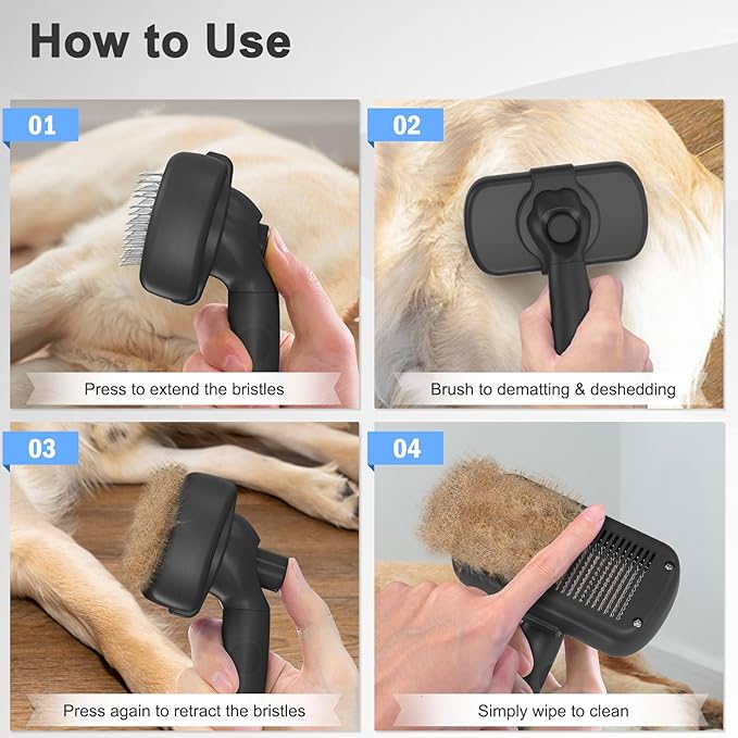 Self Cleaning Shedding Brush - Image 7