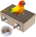 Paper Bird Perches Stand Platform Bird Chew Toy Parrot Cage Perch Cardboard by Unknown
