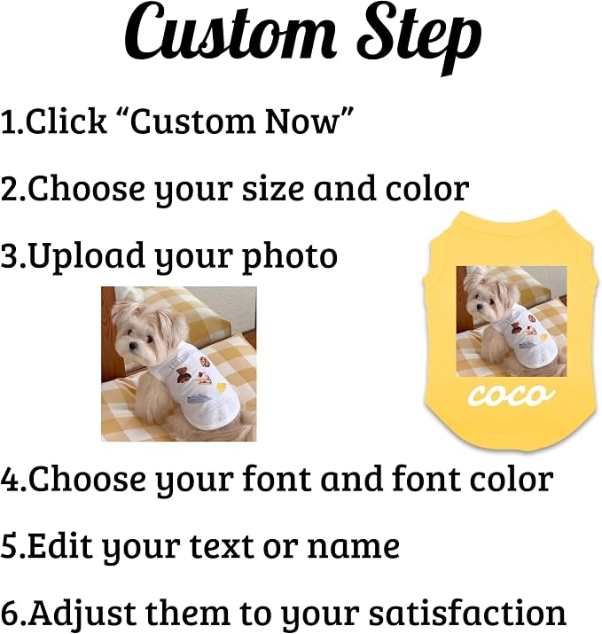Custom Dog Shirt, Customized Summer Breathable Pullover Pet Outfit Personalized - Image 2