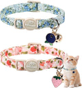 2 Pack Spring Summer Cat Collars by Babolepet