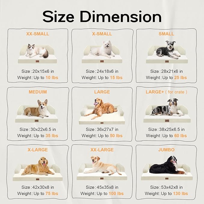 Small Dog Bed Orthopedic Washable Cat Bed Memory Foam Small Couch Sofa Indoor - Image 2
