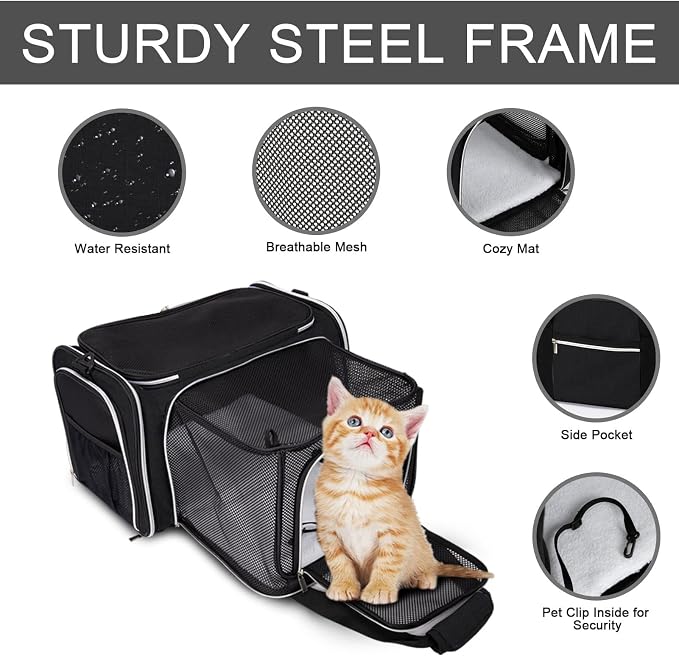 BAGLHER Expandable Cat Carrier - Image 3