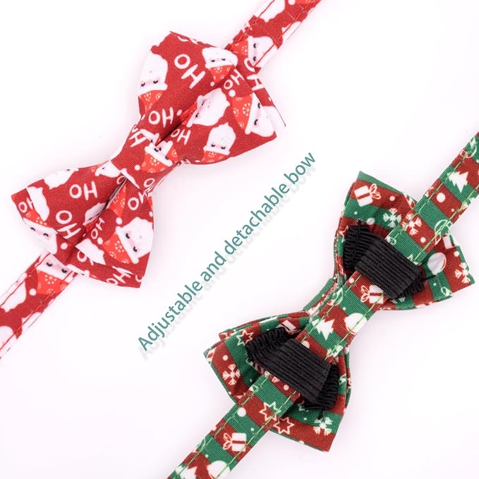 Faygarsle 2 Pack Christmas Cat Collars - Image 3