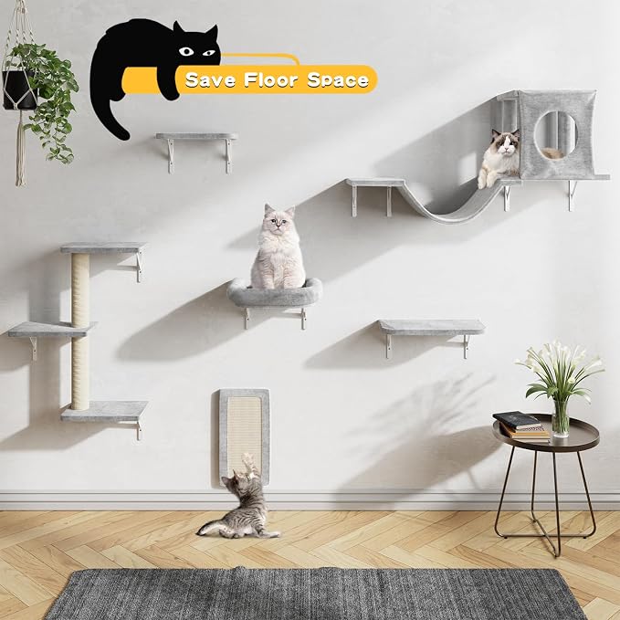 NUNU LAB Cat Wall Shelves, Indoor Cat Furniture - Image 4