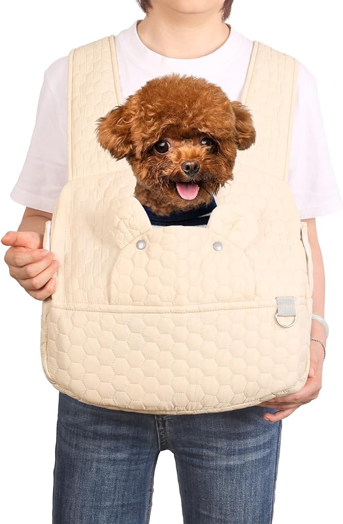 Dog Backpack Carrier for Small Dogs, Cat Carrier Sling, Front Facing Pets Chest by YHSHYZH