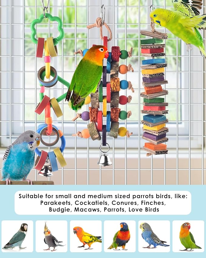 Bissap 3 PCS Bird Chew Toys - Image 7