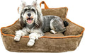 Orthopedic Dog Bed with Memory Foam, Washable Plush Pet Bed by Unknown
