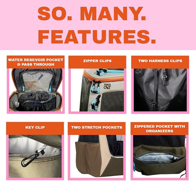 Travel Cat Backpack Carrier - Image 7