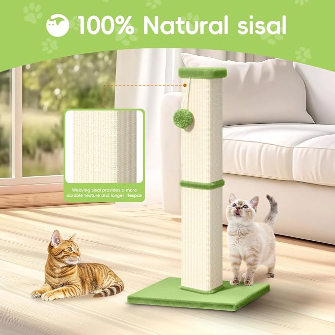 Cat Scratching Post, 32 Inch Tall Scratching Post - Image 3