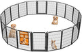 Dog Fence Outdoor Pens Outside, Portable Dog Play Pen 40" H 20 Panels Pet by Unknown