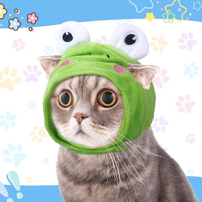 Weewooday 5 Pcs Cat Adorable Costume Bunny Hat - Image 4