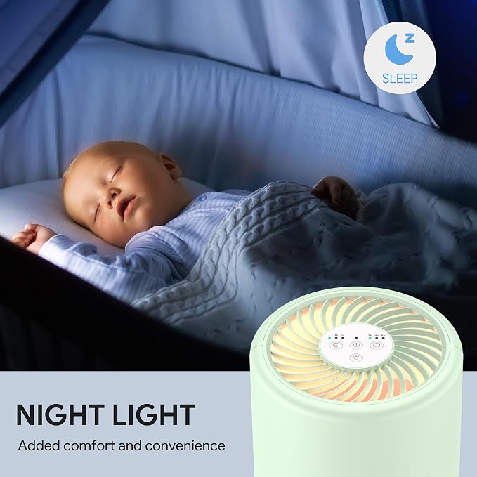 FULMINARE 2 Pack Air Purifiers for Home Bedroom H13 True HEPA Air Purifier - Image 9