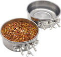PINVNBY 2pcs Stainless Steel Bird Bowl by PINVNBY