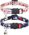 Cat Collar, 2 Pack Breakaway Collar by Giecooh