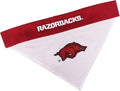 Pets First Collegiate Pet Accessories, Reversible Bandana, Arkansas Razorbacks by PETSFIRST