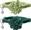 azuza 2 Pack Cat Collar Floral by azuza