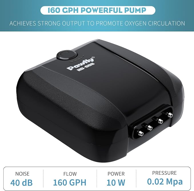 Pawfly Aquarium Air Pump Oxygen Pump - Image 2