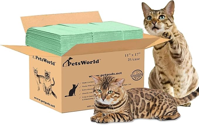 PetsWorld Universal Fit Multi-Cat Pad Refills by PETSWORLDsupplyforpets