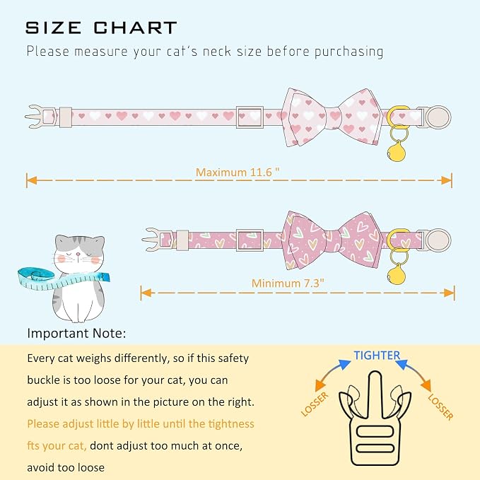 Faygarsle 2 Pack Breakaway Cat Collar - Image 2