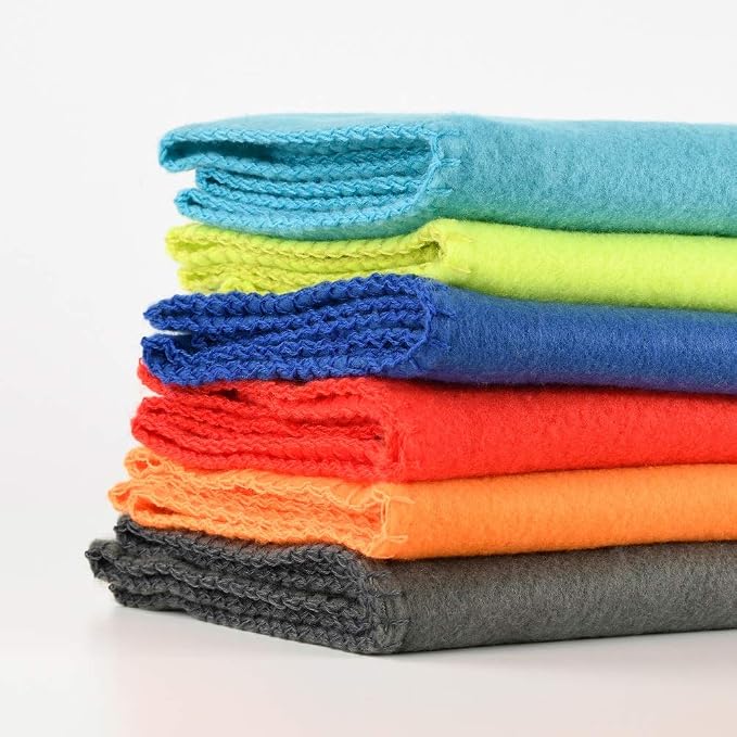 Fleece Blanket Bulk Pack of 6 Cozy Fleece Throw Blankets 50x60 Warm Soft - Image 3
