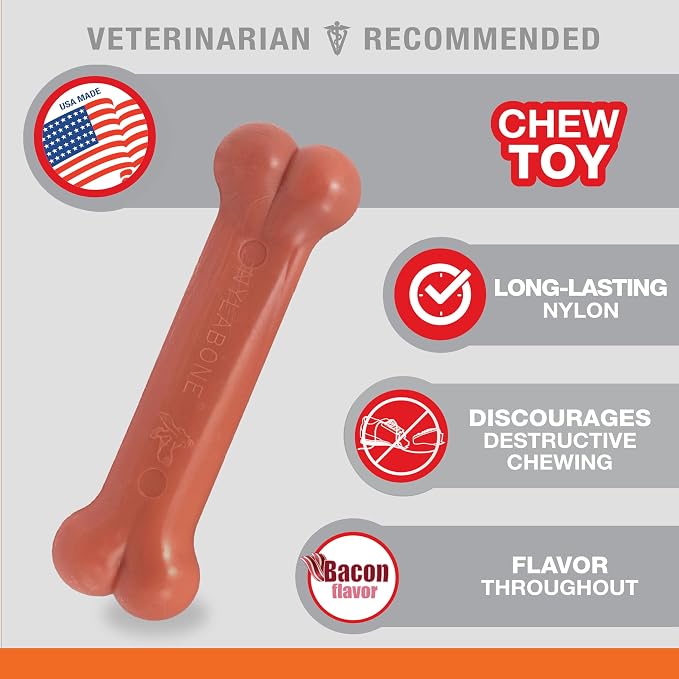 Nylabone Power Chew Classic Bone Chew Toy - Image 4