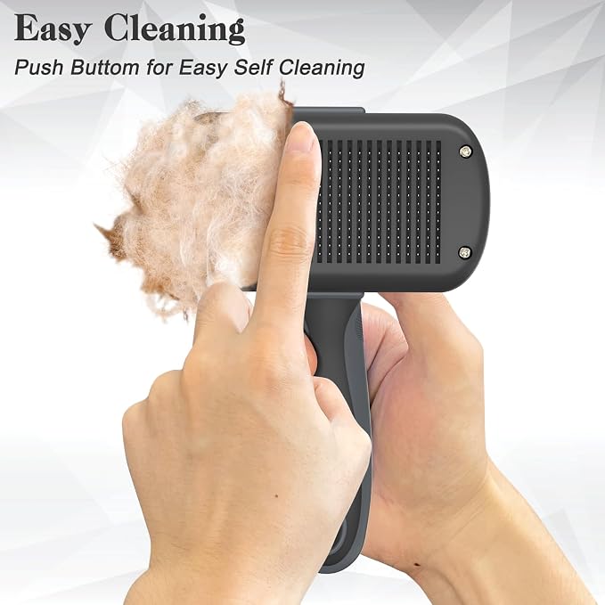 Self-Cleaning Deshedding Brush for Dogs & Cats - Image 3